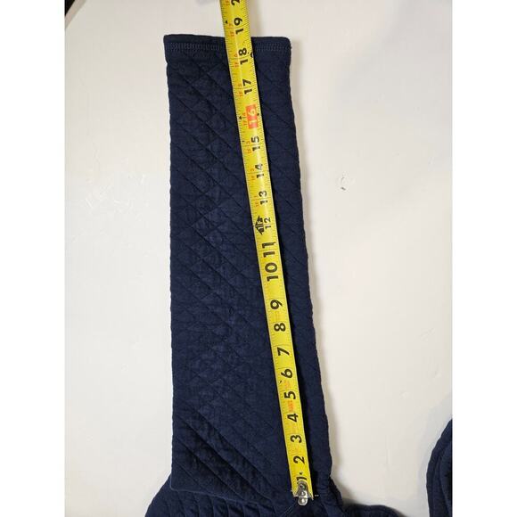 Duluth Trading Company Quilted Pullover Blue Large Pockets - Picture 10 of 10